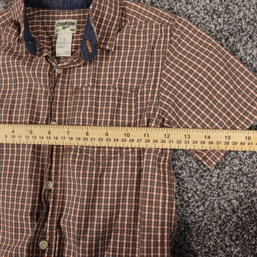 Boys button up OshKosh B'gosh‎ tee 100% cotton